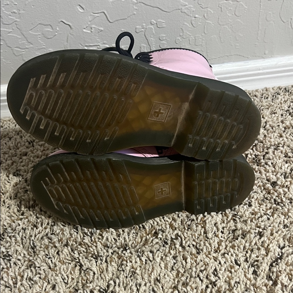 Dr. Martens Kids Pink Boots - Picture 2 of 4
